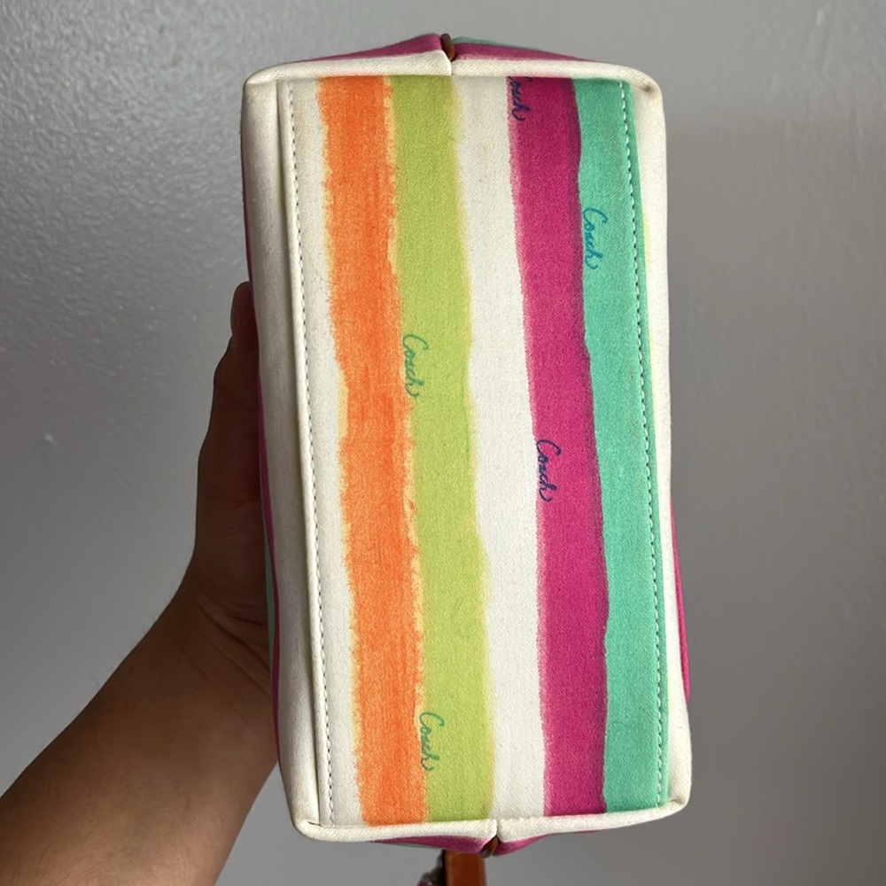 Coach Vibrant Striped Baguette - Picture 4 of 10